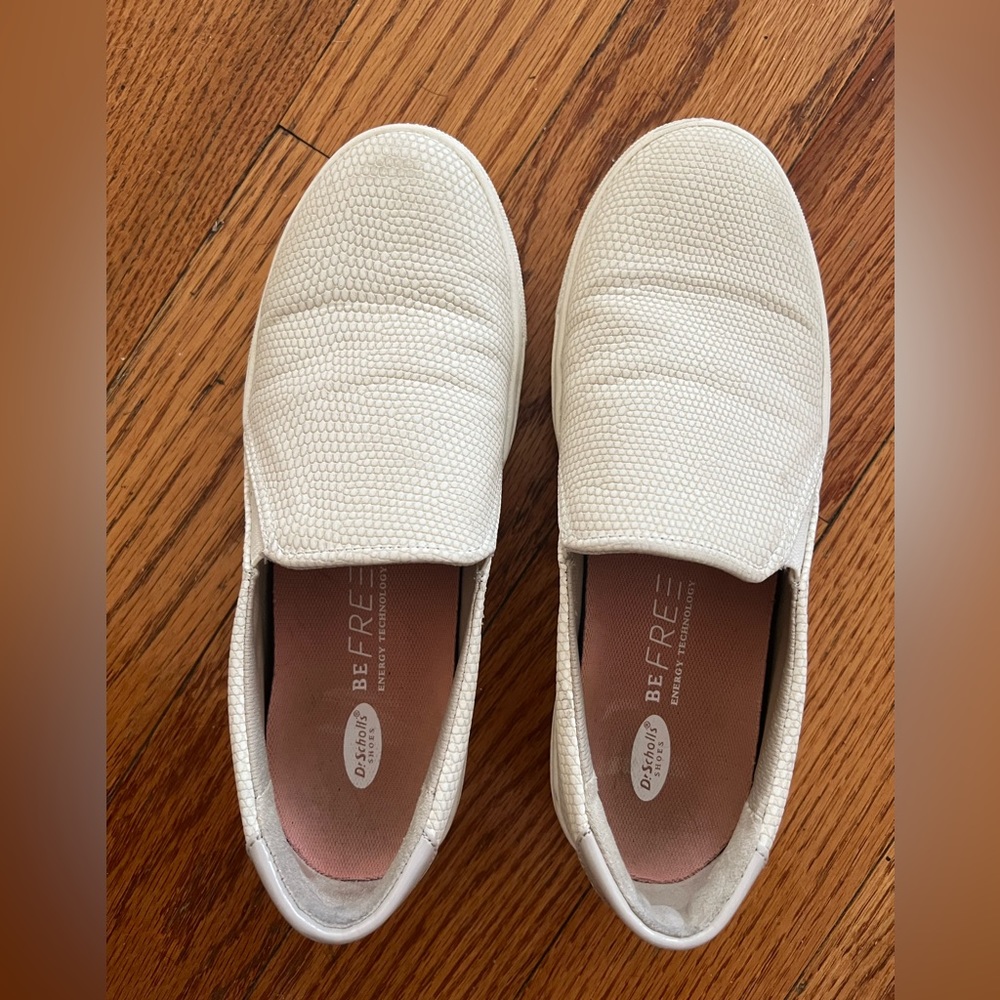 Dr. Scholls white slip on sneakers